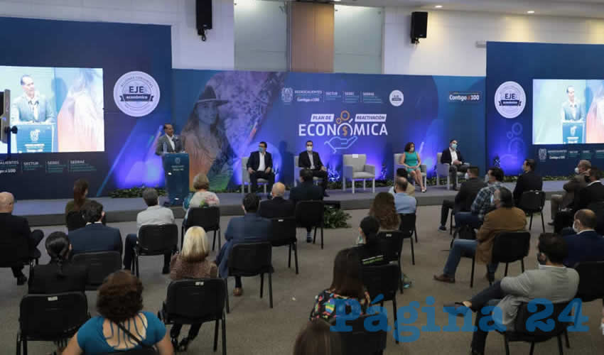El gobernador Martín Orozco Sandoval presentó el Plan de Reactivación Económica de Aguascaliente