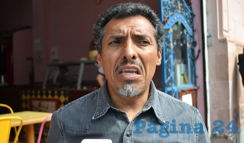 Marcelino Rodarte Hernández, miembro del Movimiento Democrático Magisterial de Zacatecas (MDMZ) (Foto: Archivo Página 24)