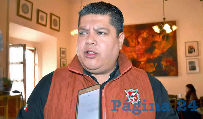 Miguel Ángel Toribio Bañuelos, secretario general del Sindicato Único de Trabajadores al Servicio del Estado, Municipios y Organismos Paraestatales (SUTSEMOP), (Foto Archivo Página 24)