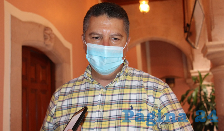 Eduardo Rodríguez Ferrer, diputado local (Foto: Rocío Castro Alvarado)