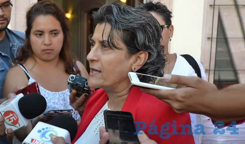 Gema Mercado Sánchez, titular de la Secretaría de Educación de Zacatecas (Seduzac) (Foto Archivo Página 24)