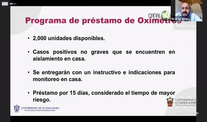 El oxímetro es un dispositivo clave en la atención de COVID-19/Foto: Cortesía UdeG
