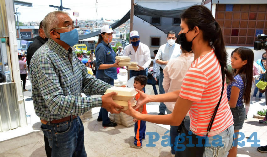 Jim&eacute;nez Pe&ntilde;aloza afirm&oacute; que seguir&aacute;n trabajando de manera coordinada con la iniciativa privada para ayudar a los sectores m&aacute;s vulnerables