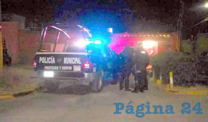 El arribo de la policía municipal