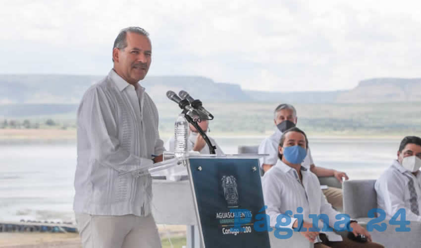 Mart&iacute;n Orozco Sandoval, gobernador del Estado, present&oacute; el proyecto &ldquo;Agua Segura para el Valle de Aguascalientes&rdquo;