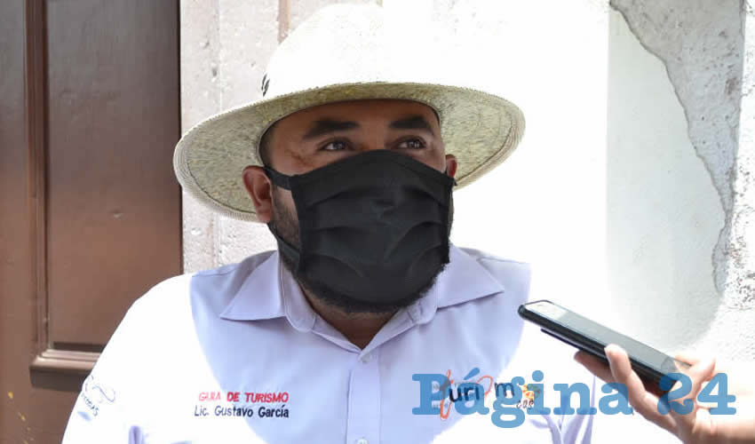 Gustavo García García, guía y prestador de servicios turísticos (Foto: Merari Martínez)