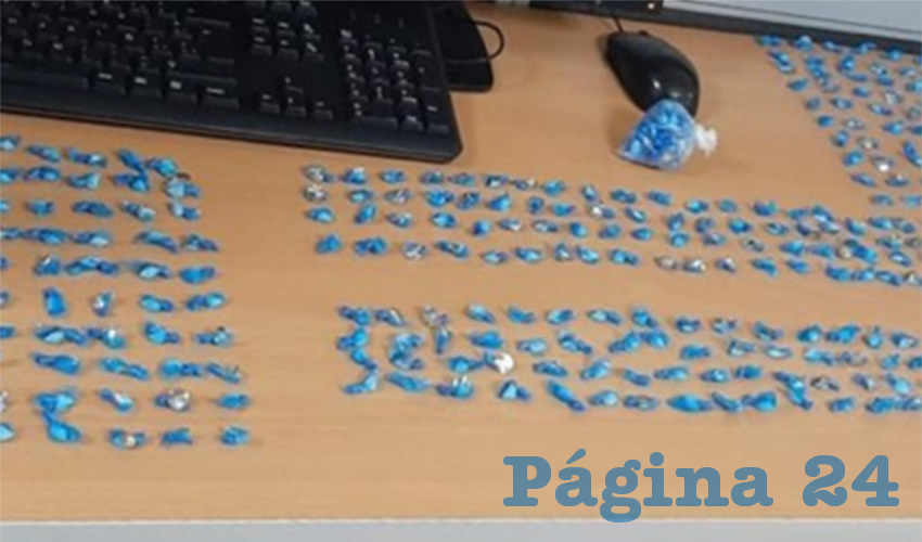 La droga que les fue fiscalizada