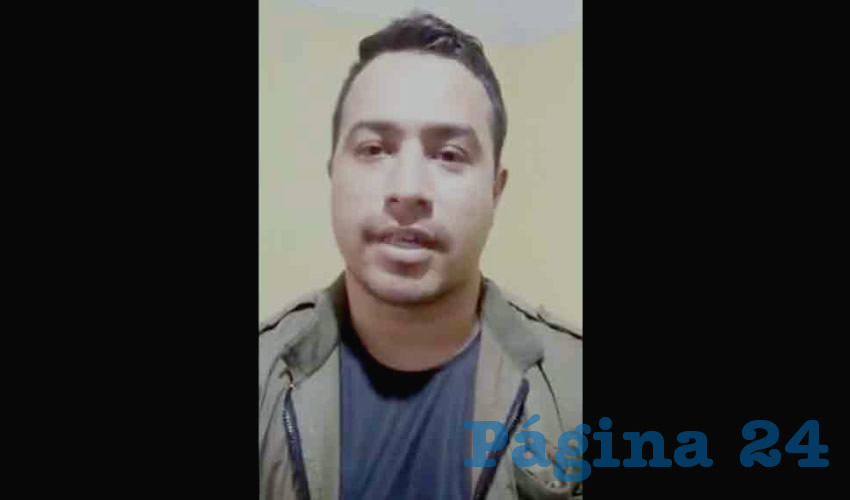 Christian, hermano de Giovanni López, quien falleció a manos de policías de Ixtlahuacán de los Membrillos, pidió a la CNDH que los acompañe a rendir declaración ante la Fiscalía, puesto que teme que el Estado los mate/Foto: Captura de Video