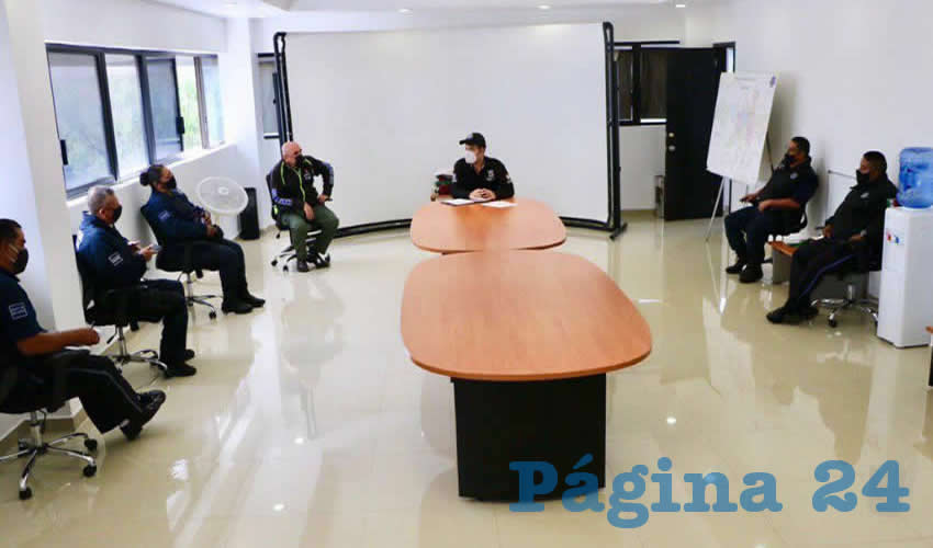 Estas reuniones se realizan semanalmente para coordinar todas las estrategias de prevención y promoción de la salud ante la pandemia así como dirigir de manera eficiente la política de prevención social del delito