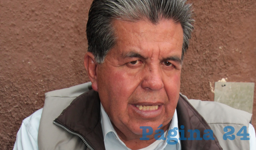 Cuauhtémoc Espinosa Jaime, líder de la Asociación de Colonias Agropecuarias del Estado de Zacatecas (Foto: Archivo Página 24)