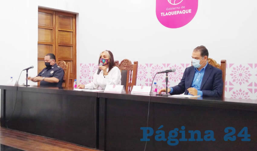 “Si el señor se ufana de ser empresario y no vivir del erario, entonces, ¿por qué exige que con el dinero de los ciudadanos le paguemos su seguridad personal?”, cuestionó la alcaldesa de Tlaquepaque tras los señalamientos de no brindar seguridad al regidor Alberto Alfaro/Foto: Elizabeth Ríos Chavarría