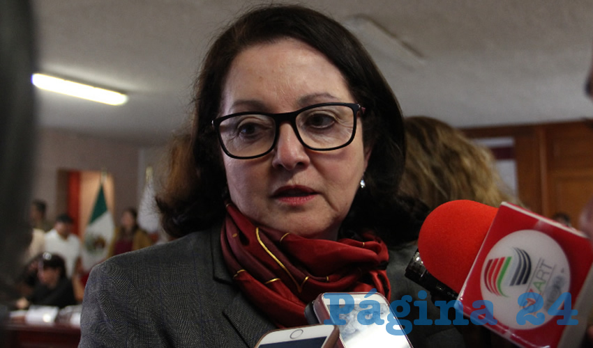 Marivel Rodríguez Benítez, tesorera del ayuntamiento de Zacatecas (Foto Archivo Página 24)