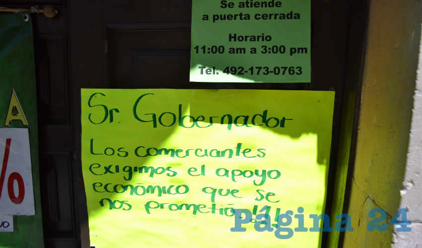 Debido al incumplimiento de apoyos que prometió el gobierno del estado para con los comerciantes del Centro Histórico, es que los afectados han emprendido una protesta pacífica de nueva cuenta (Foto Merari Martínez)