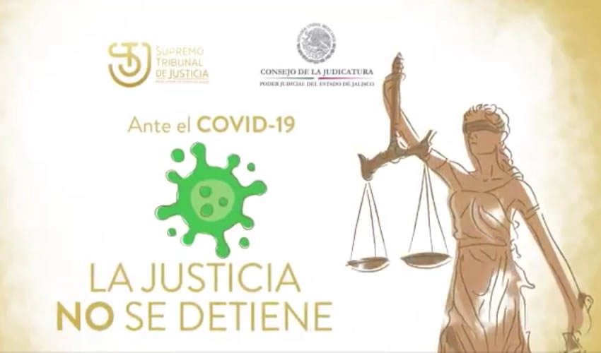 Tras más de cuatro meses de permanecer cerrados los juzgados en Jalisco debido a la pandemia de coronavirus, al fin regresaran a trabajar a partir del próximo lunes 3 de agosto, aunque habrá restricciones/Foto: Twitter @supremotibjal