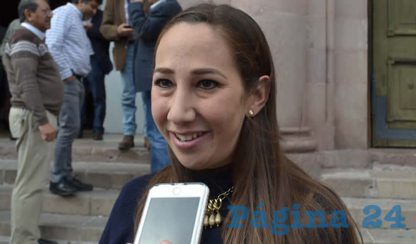Noemí Berenice Luna Ayala, dirigente estatal del Partido Acción Nacional (PAN), (Foto Archivo Página 24)