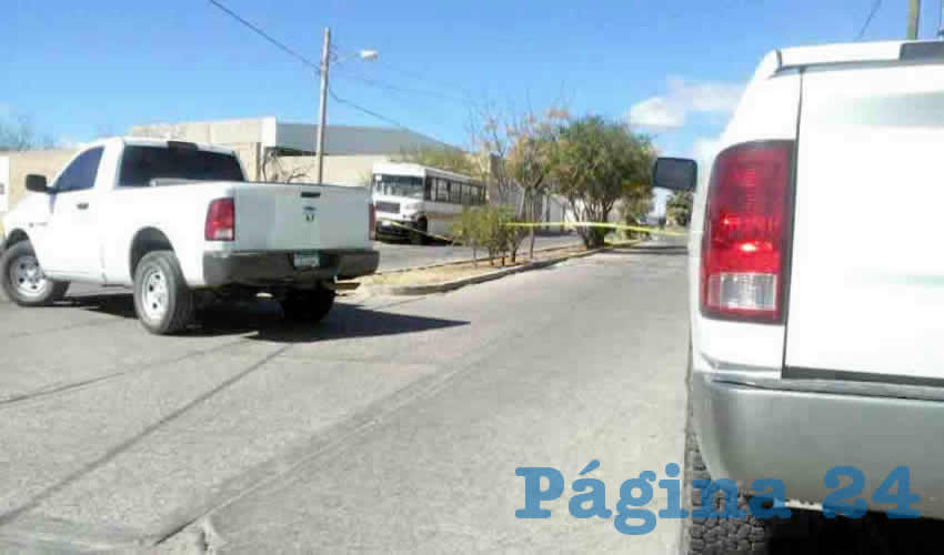 El arribo de la policía ministerial