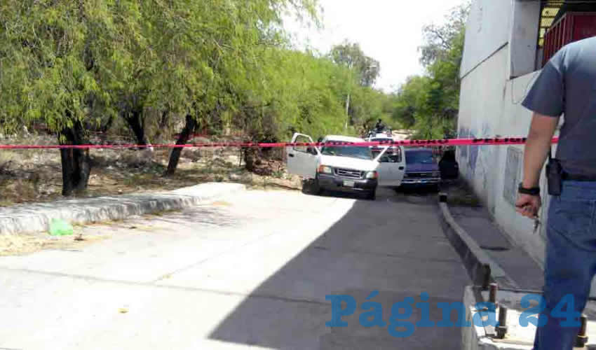 La zona fue acordonada