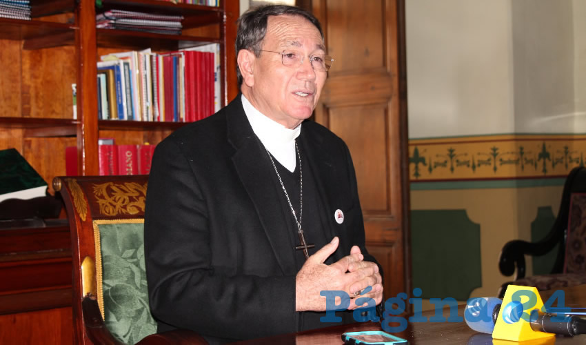 Sigifredo Noriega Barceló, expuso que “esta crisis sanitaria nos está presionando para que usemos estos medios (digitales) y pongamos ahí el Evangelio y el altar en el corazón de su casa (Foto Archivo Página 24)