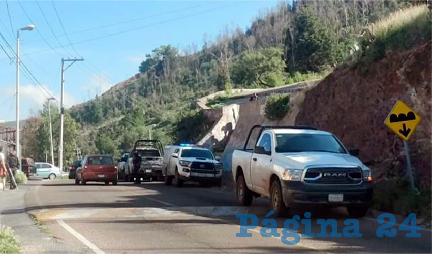 El arribo de la policía ministerial al cerro de la Bufa