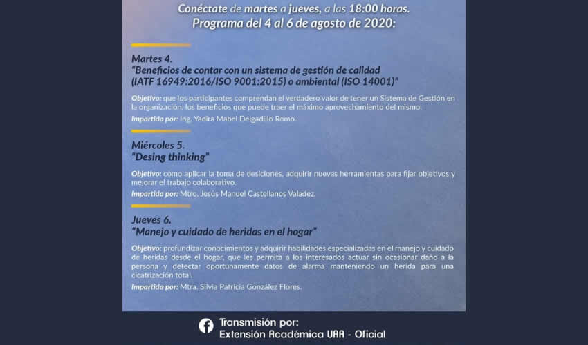  La Universidad Aut&oacute;noma de Aguascalientes mantiene su compromiso de fomentar el bienestar de la poblaci&oacute;n, especialmente ante el confinamiento prolongado a causa de la contingencia por COVID-19