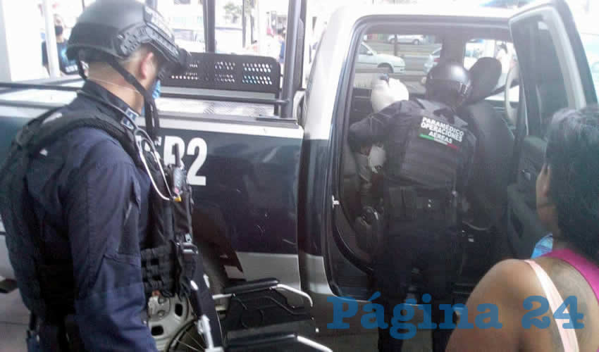 Paramédicos del Grupo de Operaciones Aéreas llevaron de urgencia a la víctima al Hospital Tercer Milenio