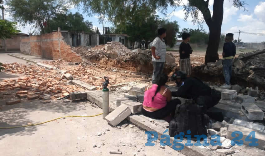 El percance ocurrió sobre la calle Vista Hermosa, en el fraccionamiento Granja El Edén, al poniente de la ciudad