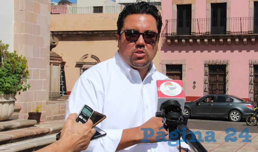 Omar Carrera Pérez, diputado local por (Morena): Cada 8 horas ejecutan a una persona (Foto Rocío Castro Alvarado)