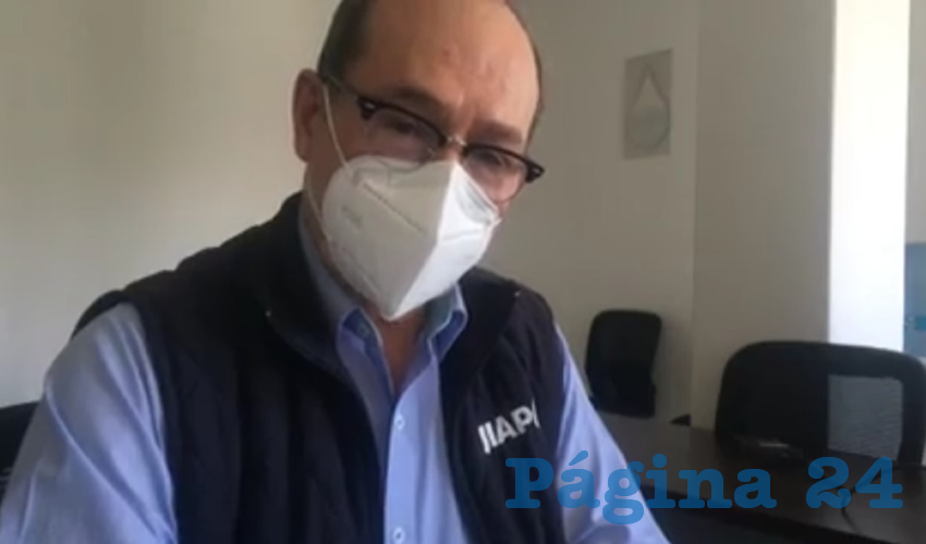 Benjamín de León Mojarro, titular de la Junta Intermunicipal de Agua Potable y Alcantarillado de Zacatecas (Jiapaz) (Foto Cortesía)