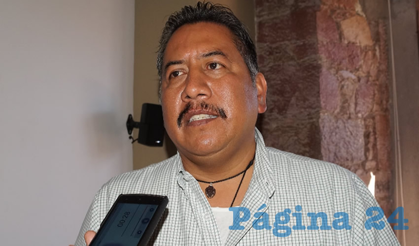 Felipe Pinedo Hernández, miembro del Frente Popular de Lucha por Zacatecas (FPLZ)(Foto: Archivo Página 24)