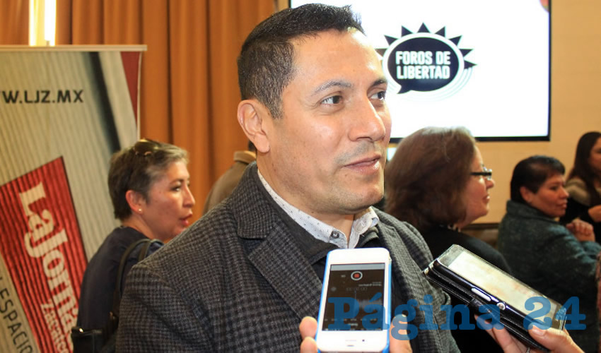 José Juan Estrada Hernández, titular de la Secretaría del Zacatecano Migrante (Sezami) (Foto: Archivo Página 24)