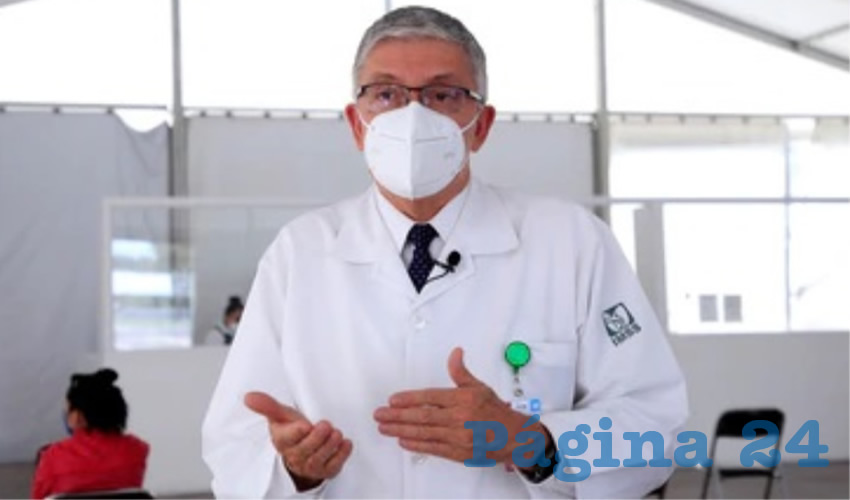 Leonel Arturo Quiñones Sólido, coordinador de Programas Médicos del Hospital de Expansión en el Autódromo de los Hermanos Rodríguez