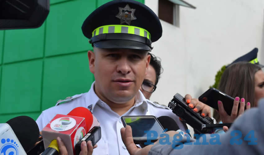Oswaldo Caldera Murillo, titular de la Dirección de Policía de Seguridad Vial (DPSV) (Foto Archivo Página 24)