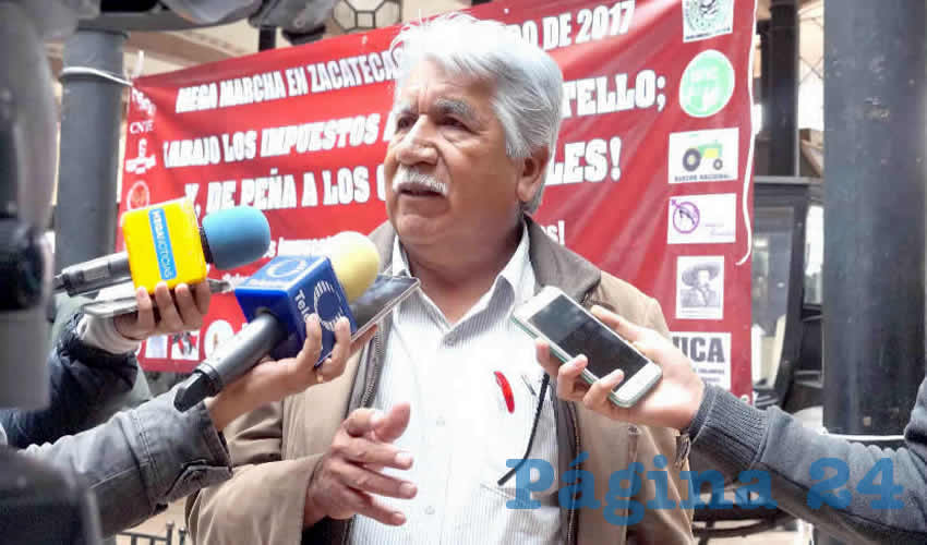 José Santos Cervantes, líder del Frente Social por la Soberanía Popular (FSSP) (Foto Archivo Página 24)