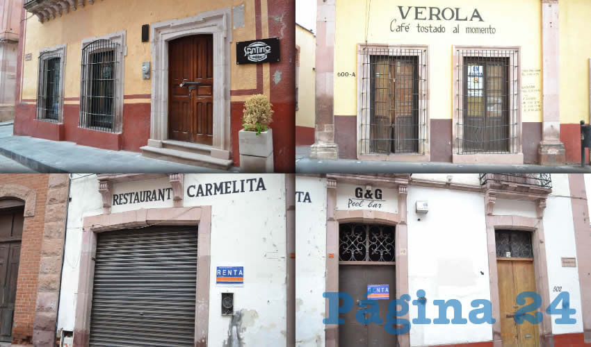 Cada vez son más los negocios que cierran sus puertas a causa de las bajas ventas que ha ocasionado la pandemia, por lo que los locales comerciales de emprendedores que han fracasado están en renta (Foto Merari Martínez)