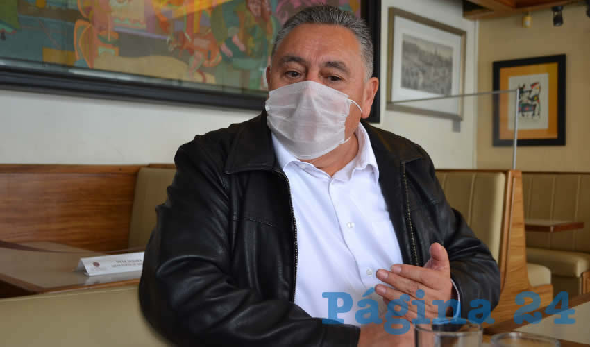 Arturo Ortiz Méndez, dirigente del Partido de la Revolución Democrática (PRD) (Foto Merari Martínez)
