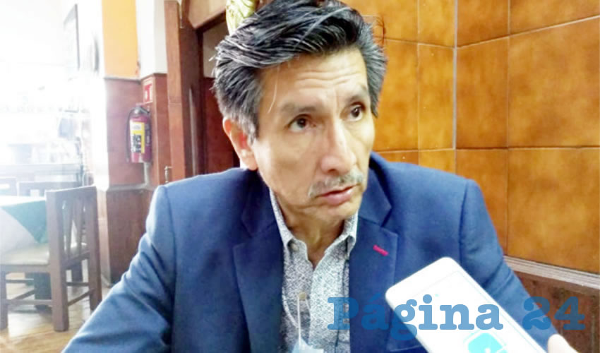 Jaime Hernández Ortiz, representante de una de las expresiones de integrantes de Morena, lamentó el proceder del dirigente nacional, Alfonso Ramírez, quien vino a Jalisco para difamar al delegado estatal, además de que sus burdas intenciones de imponer gente agachona recuerdan a lo que tanto se critica en otros partidos/Foto: Francisco Tapia
