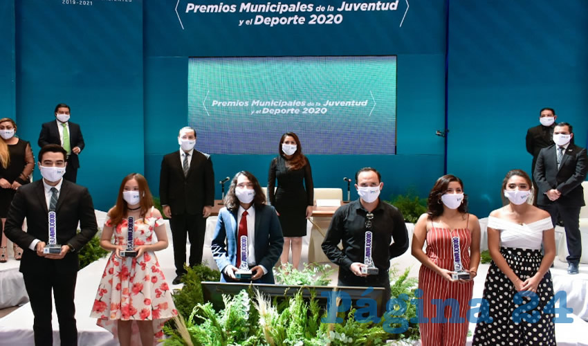 Tere Jiménez entregó los Premios Municipales al Mérito Deportivo y Premios Municipales de la Juventud 2020