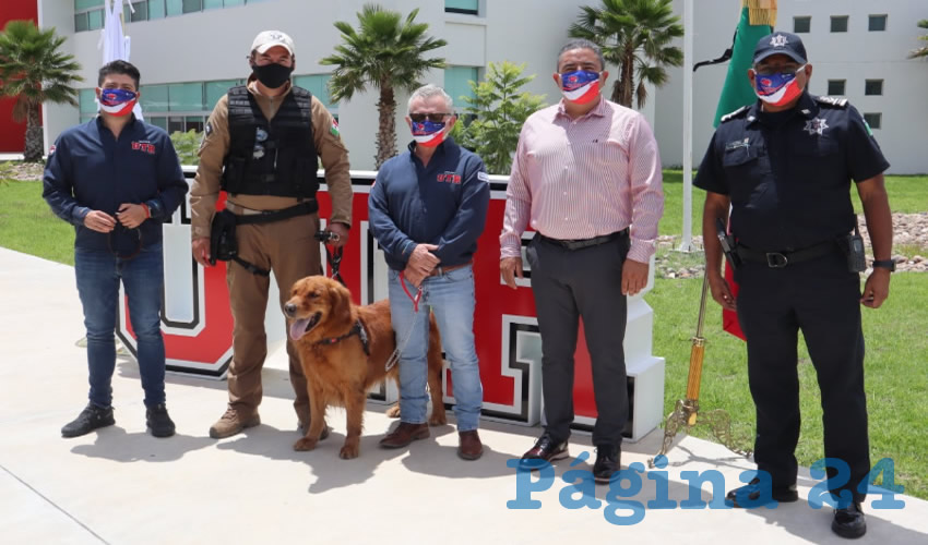 Blue formó parte del Grupo K-9 de la Secretaría de Seguridad Pública del Estado durante ocho años