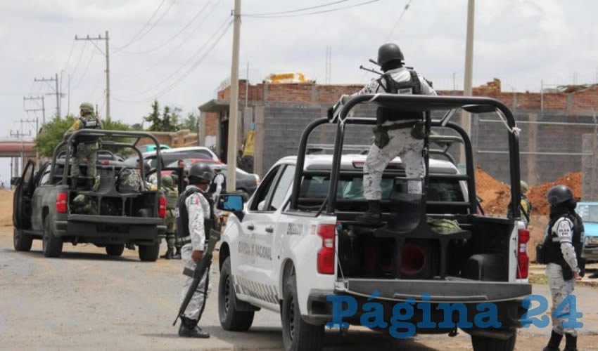 El arribó de las corporaciones policíacas