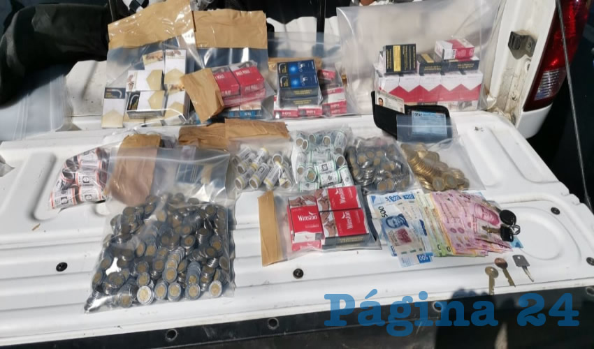 El bot&iacute;n fue recuperado por la polic&iacute;a, adem&aacute;s de capturar a dos de los tres pillos