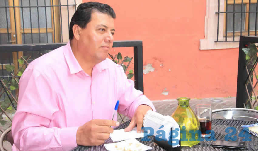 Fernando Galván Martínez, líder de productores de frijol en la zona norte del estado, e integrante de Morena (Foto Archivo Página 24 Zacatecas)