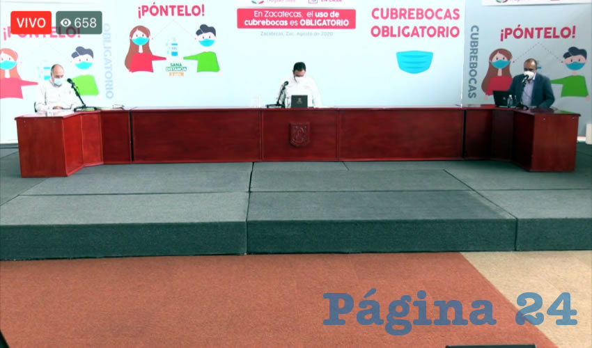 Alejandro Tello Cristerna, en conferencia de prensa virtual (Foto: Cortesía)