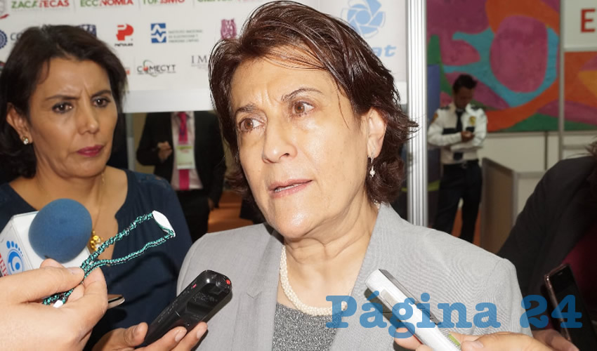Gema Mercado Sánchez, titular de la Secretaría de Educación de Zacatecas (Seduzac) (Foto Archivo Página 24)