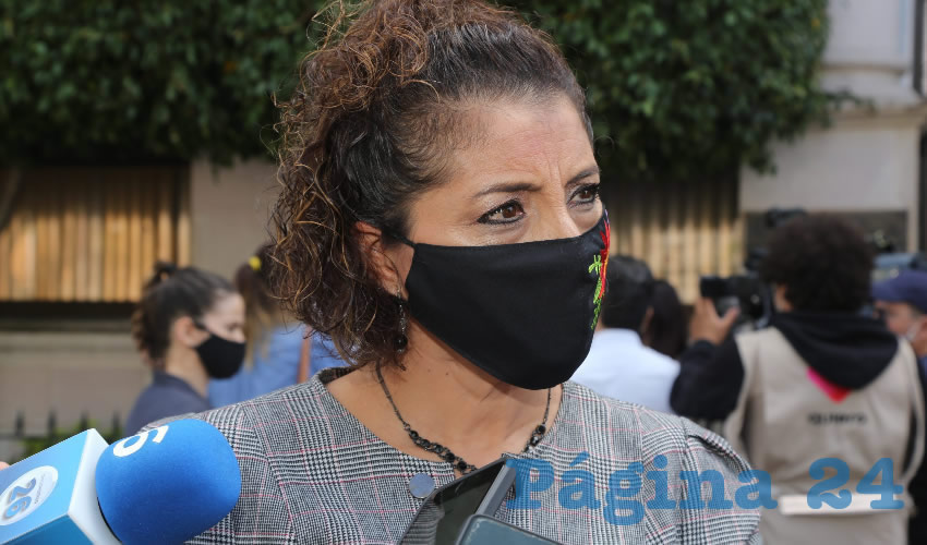 Griselda González Morales, titular de la Coordinación General de Movilidad (Foto: Eddylberto Luévano Santillán)