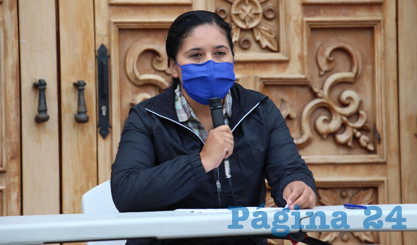 Alma Gloria Dávila Luévano, diputada local por Movimiento Regeneración Nacional (Morena) (Foto Rocío Castro Alvarado)