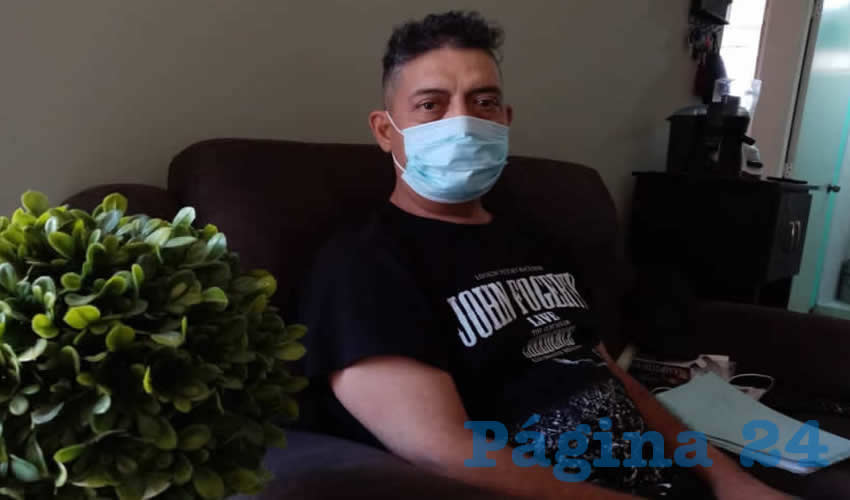 Oscar Eduardo exhortó a respetar el aislamiento en casa y reportar de inmediato al médico, la aparición de síntomas