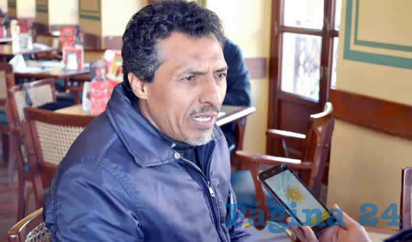 Marcelino Rodarte Hernández, miembro del Movimiento Democrático Magisterial de Zacatecas (MDMZ) (Foto: Archivo Página 24)