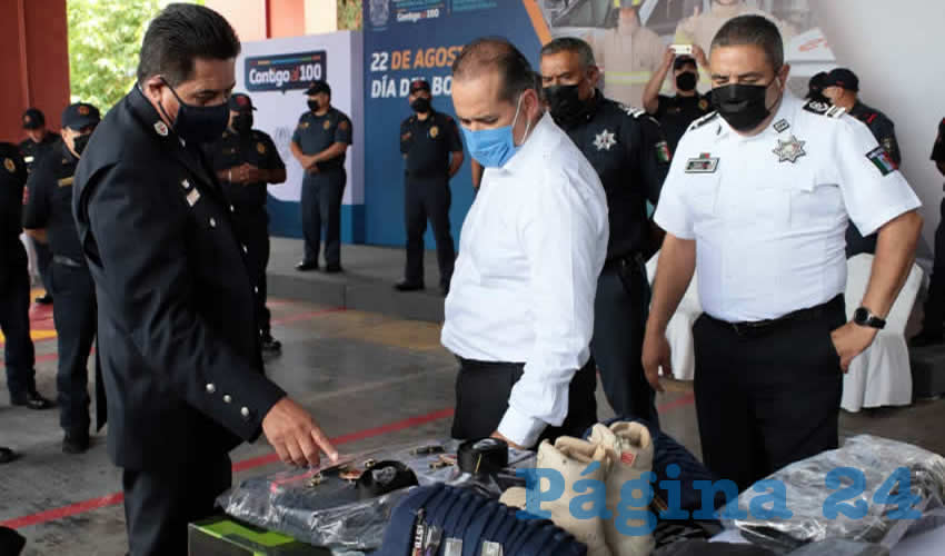 Se han invertido m&aacute;s de 6.7 millones de pesos para fortalecer la labor de bomberos con uniformes, veh&iacute;culos, motobombas, mantenimiento de equipo e instalaciones
