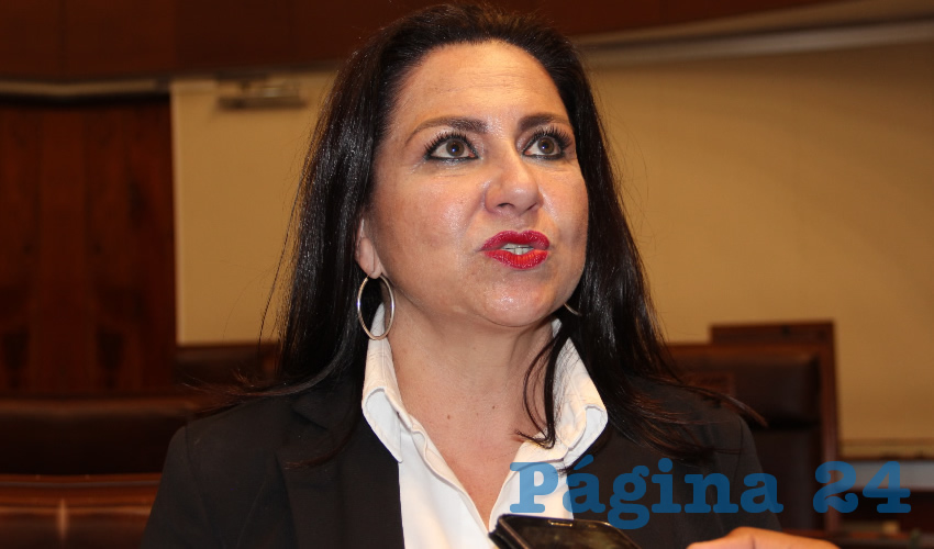 Mónica Borrego Estrada, diputada local por Movimiento Regeneración Nacional (Morena) (Foto Rocío Castro Alvarado)