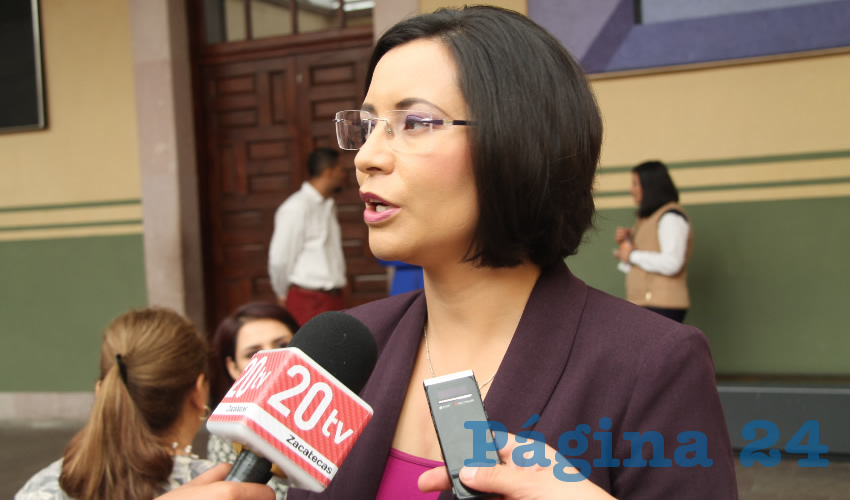 María de la Luz Domínguez Campos, titular de la Comisión de Derechos Humanos del Estado de Zacatecas (CDHEZ) (Foto Archivo Página 24)